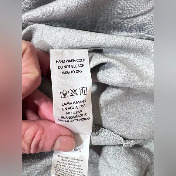 DOE & RAE Light blue Sleeveless embroidered top shift‎ dress size L. - Picture 12 of 14